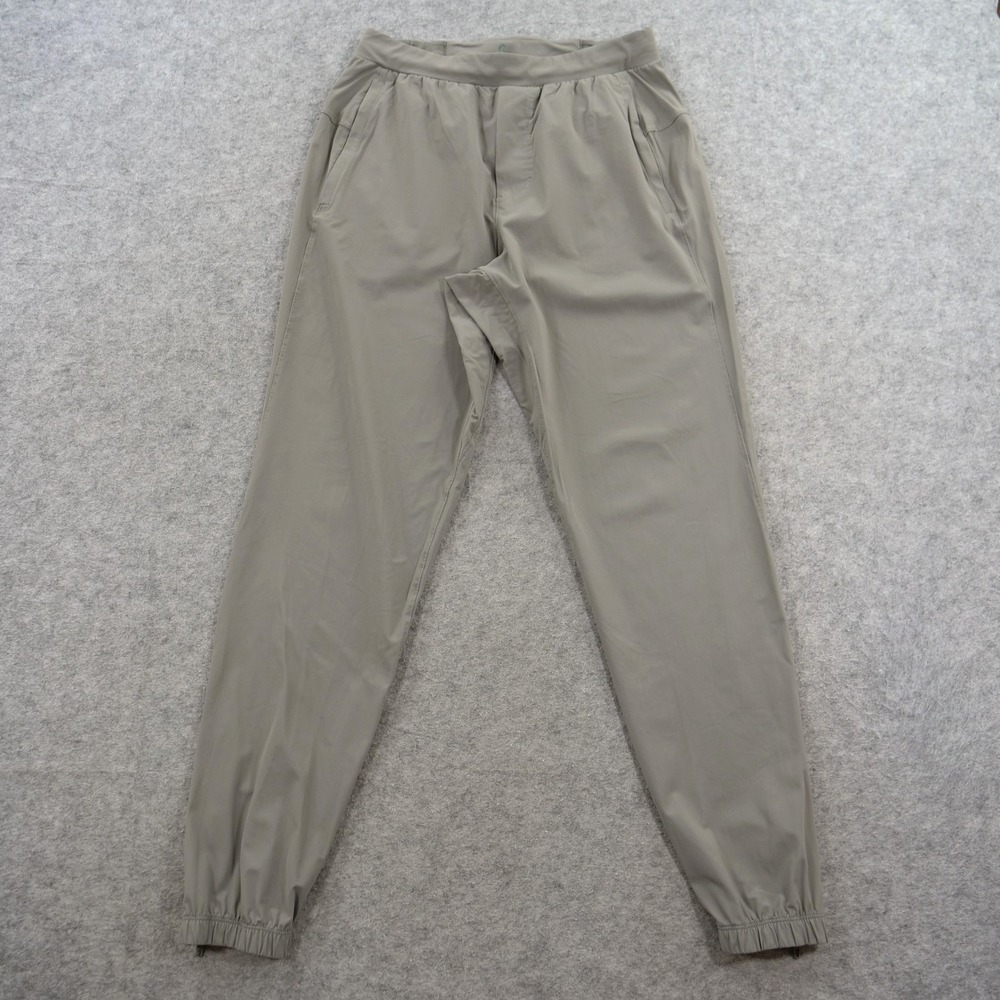 Lululemon Surge Joggers Pants Mens Small Beige Active Elastic Waist Athletic